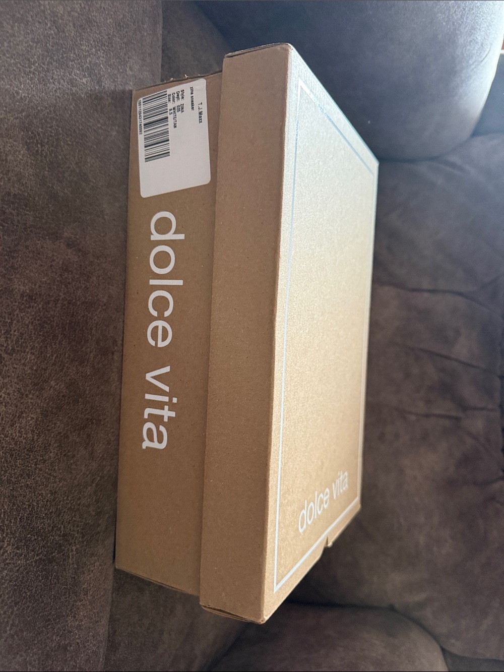 DOLCE VITA Zina Low-Top Casual Sneakers in White and Tan - Picture 5 of 6